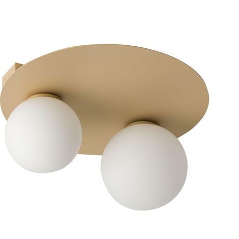 Sigma ARGON Deckenlampe Weiß und Gold 33 cm