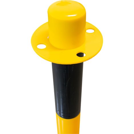 KUNSTSTOFFKETTENPFOSTEN - GELB/SCHWARZ  JBM53940