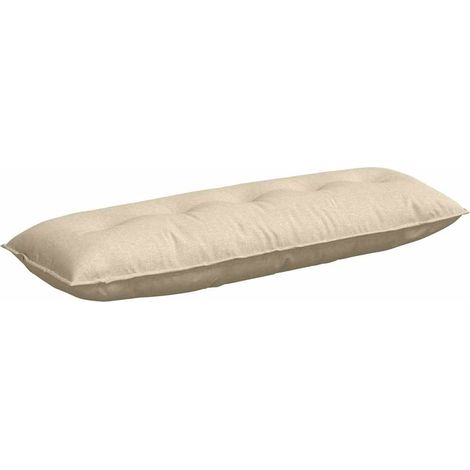 Coussin de Dos Crème 140 x 19 x 50 cm tissu CFW79345 (1/5)
