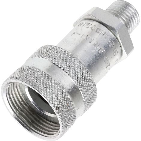Raccord hydraulique rapide RS PRO, Femelle en Acier 1/4pouces ( Prix pour 1 ) (1/2)