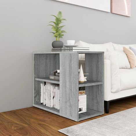 Armoire latérale, Meuble de Rangement, Buffet Commode pour chambre Sonoma gris 60x30x50 cm Bois d'ingénierie HYB74180 (1/5)