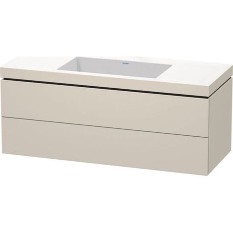 Duravit L-Cube c-bonded Ensemble suspendu, 2 tiroirs, sans (1/5)