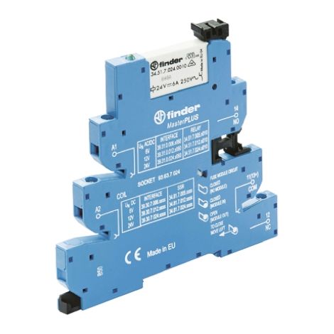 Relais d'interface 230V c.a., 1 RT, montage Rail DIN, série , 39 Series ( Prix pour 1 )