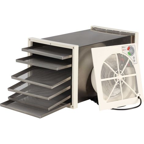Déshydrateur alimentaire tunnel en inox à 6 plateaux (1/5)