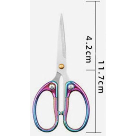 Ciseaux Pour Tissu - Lame En Acier Inoxydable - 15 cm - Pour Couture Et Patronnage - 1 Pièce (1/5)