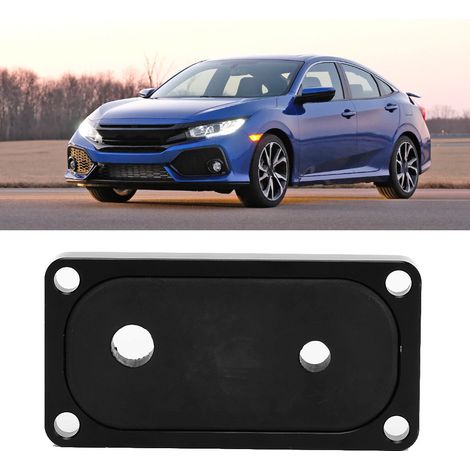 Kit de fixation de câble de levier de vitesse avec passe-câble en aluminium noir usiné, compatible avec Honda Civic Integra (moteur K-Series). (1/5)