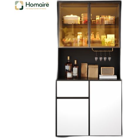 Colonnes de rangement multicolore en mdf 80 x 40 x 180 cm HOMAIRE (1/5)