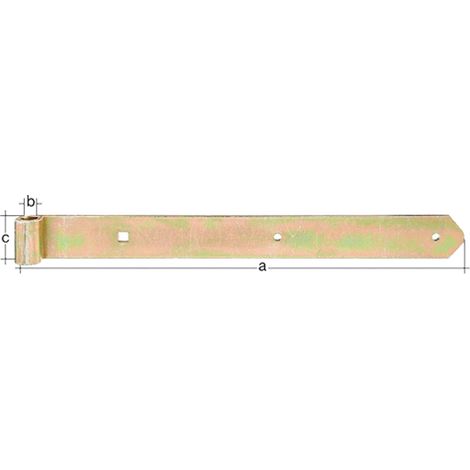 Sangle de chargement L.600x16x45mm S.5mm STA galvanisée, passivation D.16mm rond (1/4)