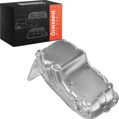 Coppa dell'olio, in alluminio, larghezza 304 mm, altezza 128 mm, lunghezza 439 mm, compatibile con General Motors (1/5)