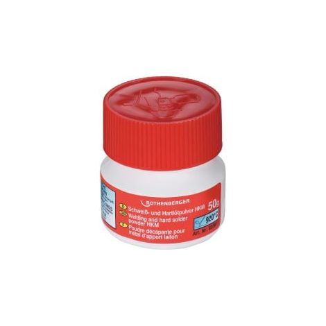ROTHENBERGER polvo para soldadura fuerte HKM según DIN 29454, 50g - 35611