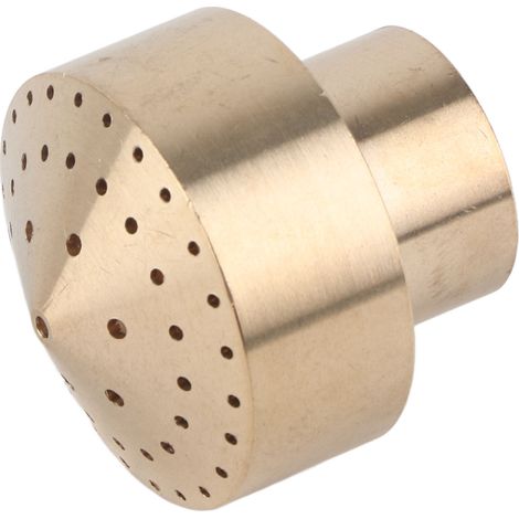 1/2" Messing-Säulen-Gartenteich-Feuerwerksbrunnen-Düse, Haussprenger-Sprühkopf, neu (1/5)