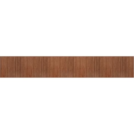 Tapis de sol，Tapis rectangulaire marron 80x1000 cm bambou CFW236973 (1/5)
