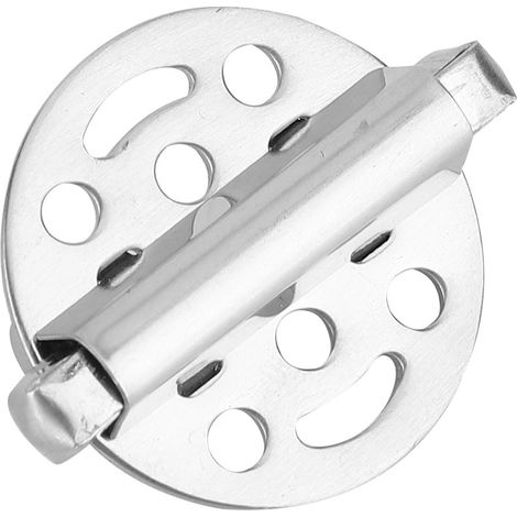 Lot de 2 Capuchons de Cheminée en Acier Inoxydable, Protection Anti-Vent Réglable avec Ressort, Housse de Conduit Silver (1/5)