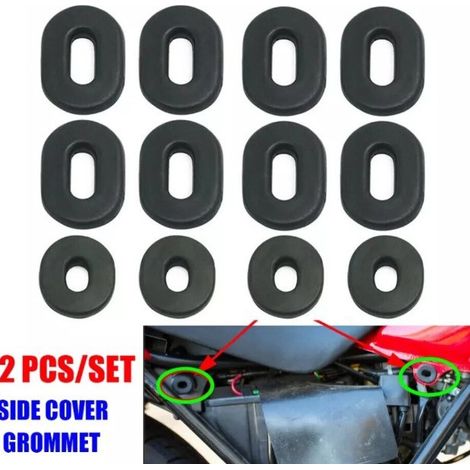 12pcs of rubber gaskets for Honda side cover panels, 17247-303-000, 83551-300-000 (1/5)
