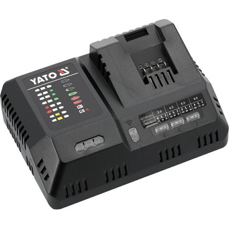 Yato YT-828502 Cargador rápido baterías 18V compacto
