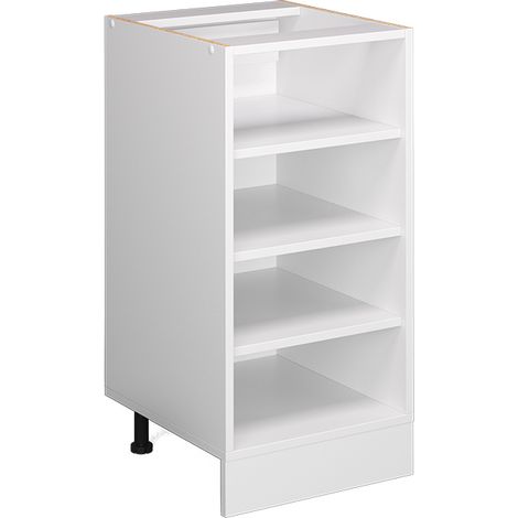 Küchenregal R-Line, Weiß, 40 cm ohne Arbeitsplatte, Vicco