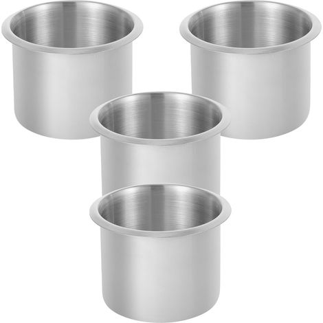 4 Porte-Gobelets Inx Encastrable Universel Bateau Auto Yacht Table Rond Support Boisson (1/5)