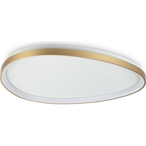 Ideal Lux GEMINI Plafonnier semi-encastré LED intégré en laiton 4650 lm 4000 K (1/2)
