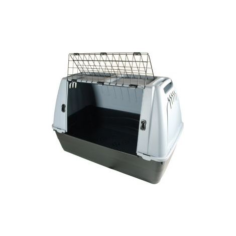 1PZ TRASPORTINO PER CANI BRACCO 90 cm. 88x51x58 h col. Grigio (1/8)