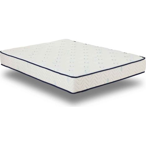 Matelas rafraichissant Blue Nano Gel 180x200 cm - Mémoire de forme - 25 cm d'épaisseur (1/5)