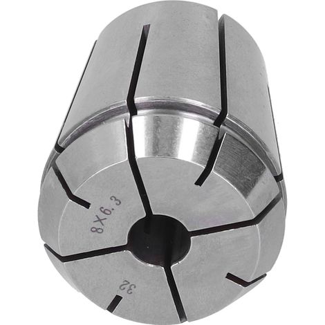 Mandrin de serrage ER32 8 x 6,3 mm précision 0,008 mm pour tour CNC et fraisage, haute précision, outillage de machine-outil (1/5)