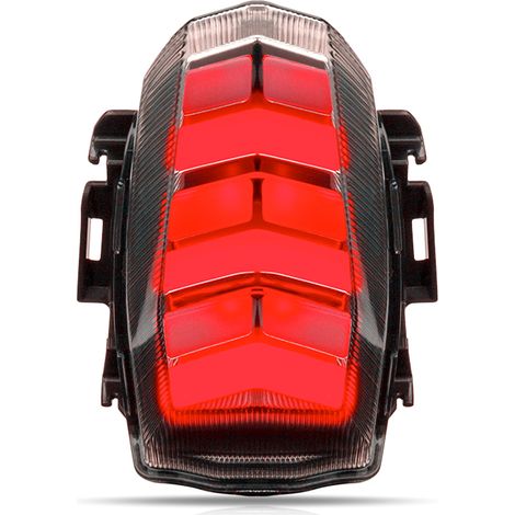 Feu arrière moto pour Yamaha YZF-R15 V3/V4 avec clignotants LED intégrés, optique PC haute définition, installation plug and play (1/5)