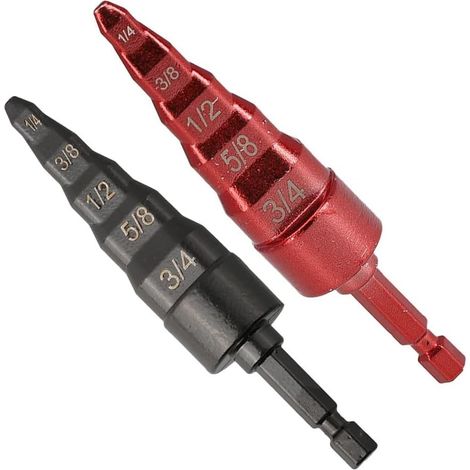 2 pcs Extenseur de tuyau en cuivre pour climatiseur Ensemble, rouge et noir