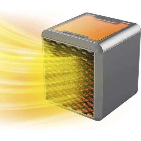 Elektrischer Heizkörper, elektrischer Heizkörper, 1200 W, tragbar und geräuschlos, bequem zu Hause und im Büro zu verwenden (1/4)