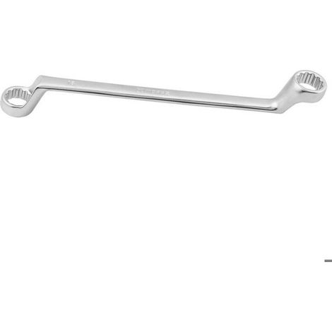 Clé Polygonale Coudée - 18 x 19 mm - Acier Chrome-Vanadium - Pour Évidements - 1 Pièce