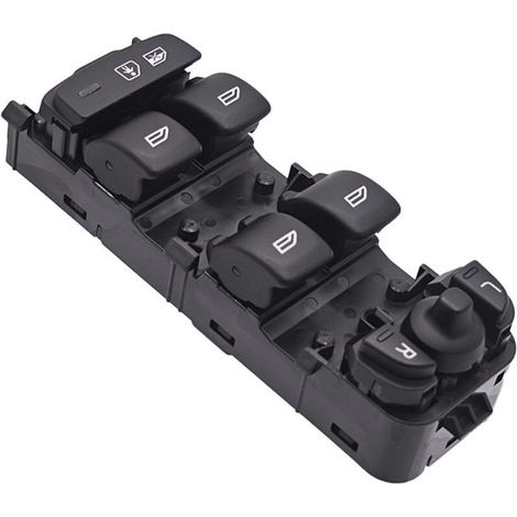 31433407 Interrupteur principal pour lève-vitre électrique, convient aux Volvo XC60 et S60 2018-2022, commande le fonctionnement des vitres électriques, interrupteur principal côté conducteur.