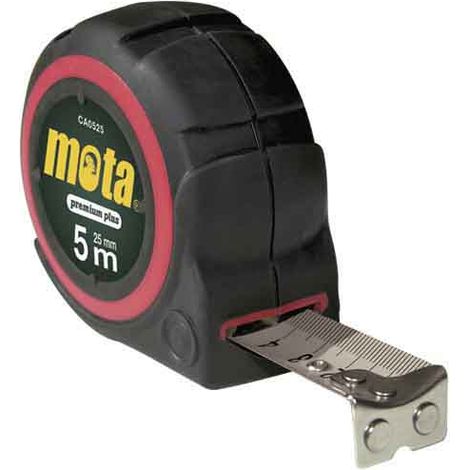 Flexómetro con freno 5 m x 25 mm (1/2)