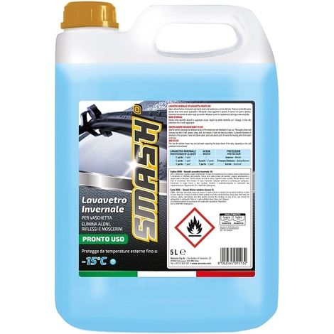 liquido lavavetri invernale arexons "smash" 5 lt
