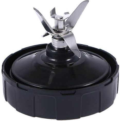 Extracteur pour blender Nutri Ninja - Pièces de rechange pour extracteur de jus Nutri Ninja 6 ailettes - Ensemble inférieur de rechange-10.50X10.50X6.50CM-Black