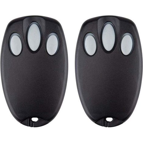 pair Lot de 2 émetteurs de porte de garage portatifs de remplacement pour Chamberlain Liftmaster Motorlift 94335E 84335E ML700 ML500 ML850 Merlin+ C945 C840 Security+ 433,92 MHz