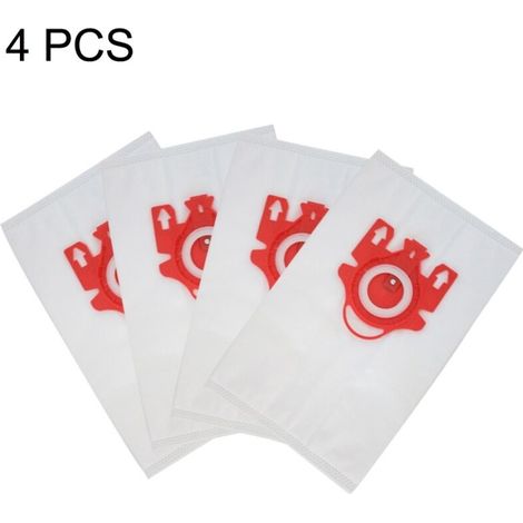 Packung mit 4 Ersatzstaubbeuteln für Miele FJM Staubsauger, kompatibel mit Staubsaugern der Serien S200, S300, S500, S4000, S6000 und Compact C1/C2.