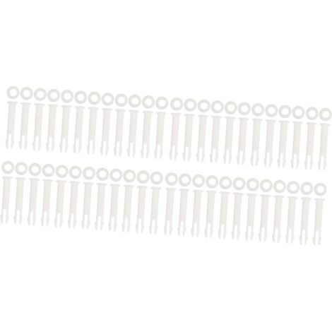 48 Uds Pines De Conector para Piscina Accesorios para Pasadores De Piscina Cubiertas De Seguridad para Piscinas Accesorios para Piscinas Conjunto De Piscina Marco De Pin (1/3)