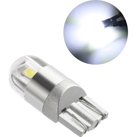 10 lampadine LED T10 3030 2SMD bianche per auto (luce bianca) - AquaForge (1/5)