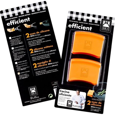 Asas de Silicona BRA A284008 para Parrillas y Cacerolas (Set 2 uds)