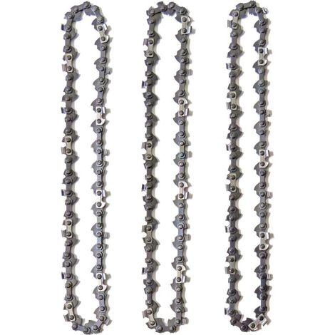 3 Pack Chainsaw Chains with 14" (35cm) Bar, 52 Drive Links, Low Kickback, Compatible with Husqvarna, McCulloch, Bosch, Ferrex, Primaster and More (1/4)