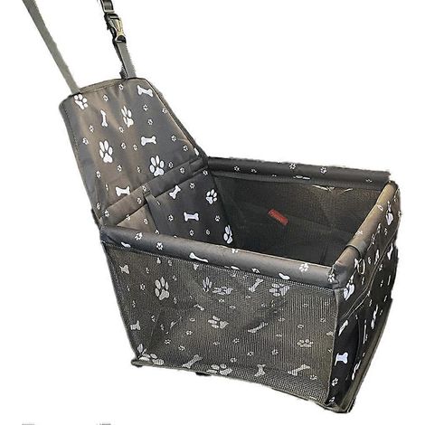Coussin de siège auto de luxe pour chiens - Cage de sécurité imperméable et respirante pour siège arrière (1/5)