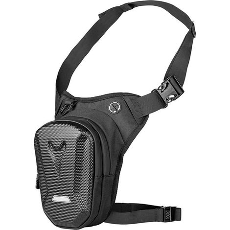 Motorrad Beintasche & Bauchtasche 2in1, Hartschalen Oberschenkeltasche für Herren & Damen (1/5)