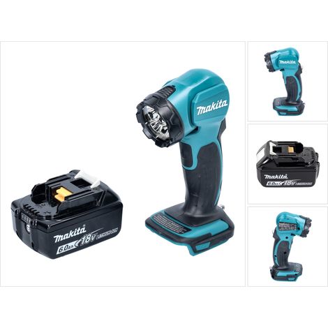 Makita DEADML 815 G1 LED Akku Handleuchte 14,4 - 18 V 160 lm + 1x Akku 6,0 Ah - ohne Ladegerät (1/5)