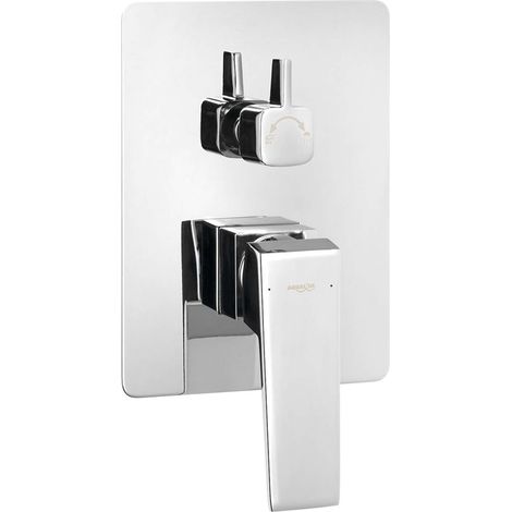 Aqualine Ritmo - Mitigeur encastré pour 2 sorties, avec corps d’encastrement, chrome RT042 (1/2)