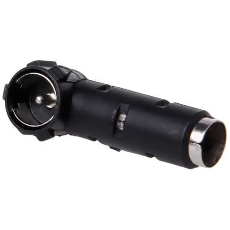Adaptateur antenne DIN en ISO raccord connecteur coude voiture radio stéréo autoradio camping car van (1/5)