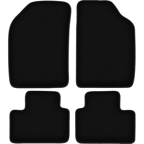 Tapis de sol BASIC en velours noir pour : Lancia Ypsilon I hatchback (1996-2003) (1/5)