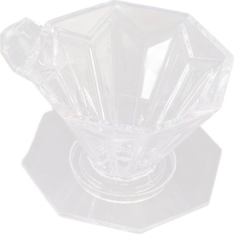 Porte-filtre à café verseur en résine, cône de filtrage pour infusion manuelle, avec poignée ergonomique, transparent, pour maison (1/5)