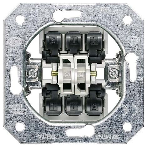 SIEMENS IS DOPPEL-WE.-SCHALTEREINSATZ DELTA 5TA2118 SIEMENS INDUS.SECTOR