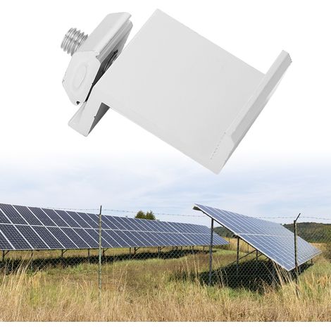 assemblage du bloc de pression latéral du support photovoltaïque solaire (1/5)