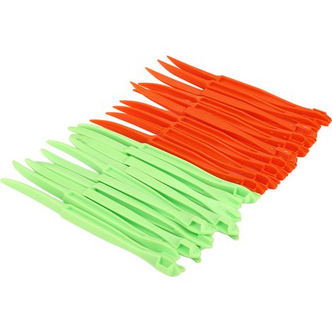 Lot de 20 éplucheurs d'agrumes orange, outils pratiques et écologiques, longueur colorée, pour citrons et pamplemousses, usage domestique (1/5)