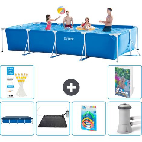 Rechteckiger Frame Pool - 450x220x84 cm - 7-teilig S37